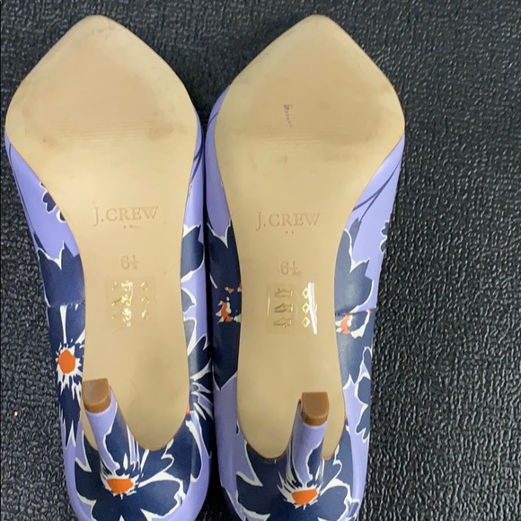 JCrew NWOT Floral Heels - Picture 4 of 4